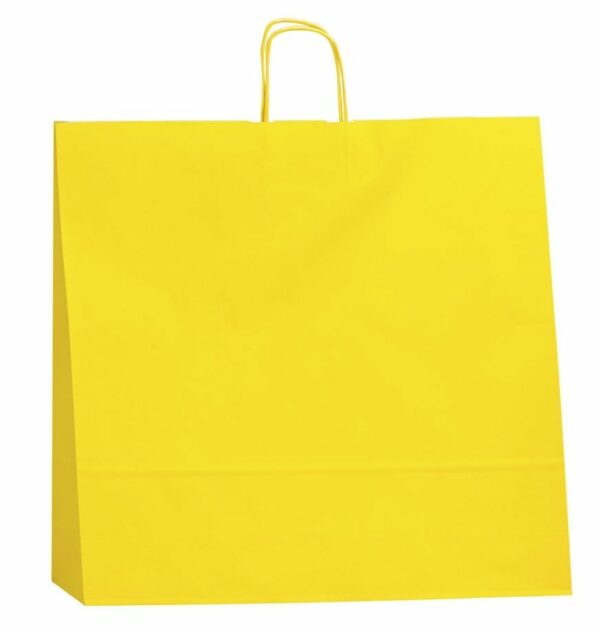 Bolsa de papel con asa retorcida, 42x13x37 paquete de 25 uds