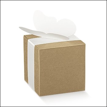 15 Piezas Cajas para Chuches de Cartón, Caja de Papel Kraft