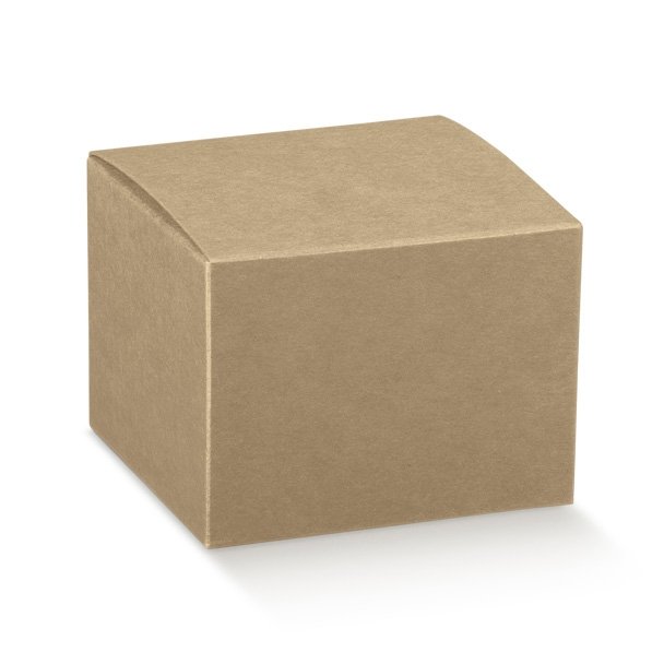  Caja de cartón cuadrada profunda con tapa, 10 x 10