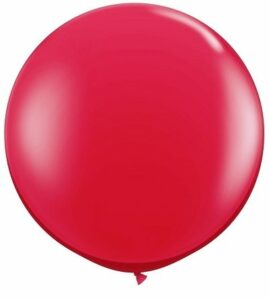 Globo gigante rojo. 80 cms