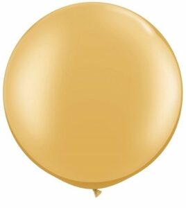 Globo gigante dorado. 80 cms