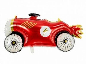 Globo-coche-carreras-metalizado-fiesta-infantil-cumpleaños-gramajeshop-valencia