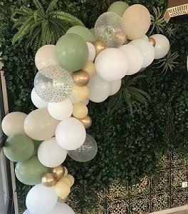 Guirnalda de globos en tonos natural - Kit