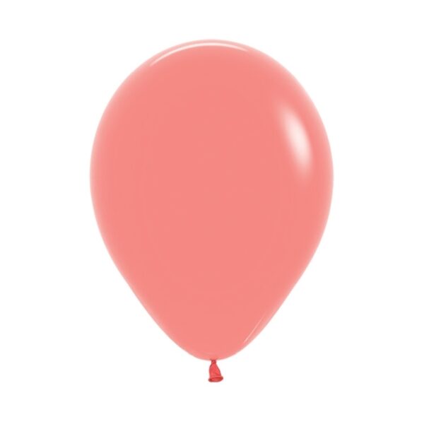 10 Globos 13 cms. Coral