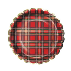 Platos-escoceses-tartan-rojo-verde-navidad-gramajeshop-valencia