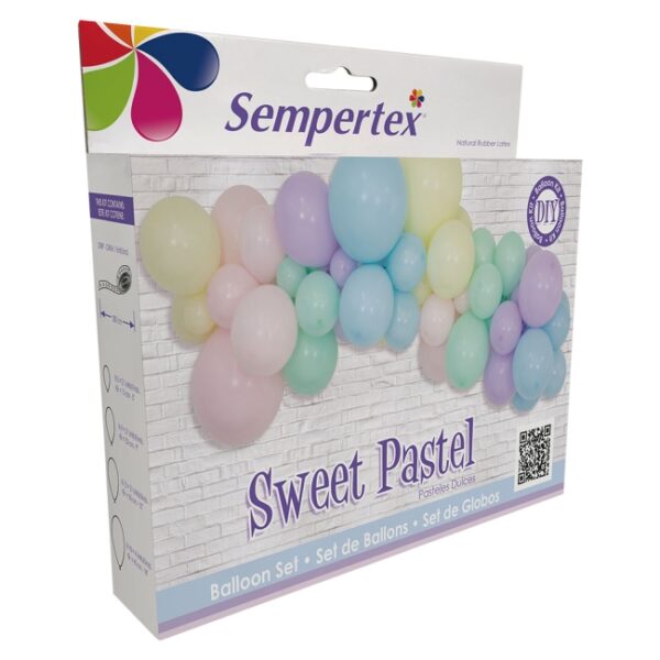 Guirnalda de globos kit pastel