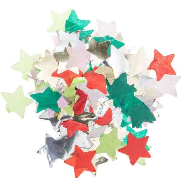 Confeti de papel Estrellas de Navidad