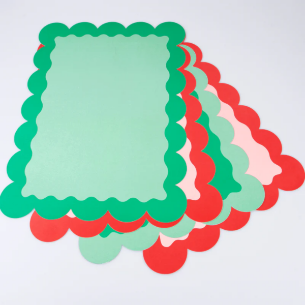 Manteles-individuales-navidad-feston-rojo-verde-ondulina-picunela-papel-mesa-fiesta-gramajeshop-valencia-meri-meri