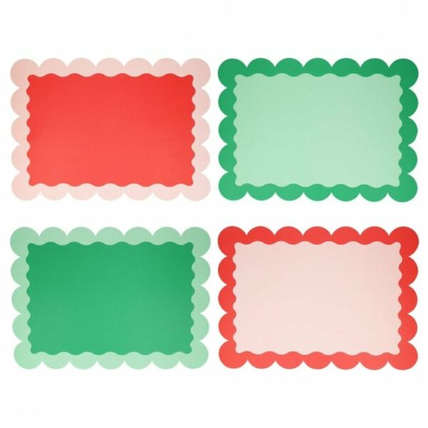 Manteles-individuales-navidad-feston-rojo-verde-ondulina-picunela-papel-mesa-fiesta-gramajeshop-valencia-meri-meri