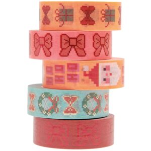 washi-tape-lazos-navidad-pixels-regalos-scrap-gramajeshop-valencia-Rico