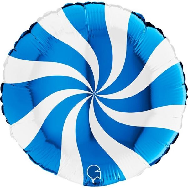 Globo-caramelo-azul-cobalto-navidad-helio-gramajeshop-valencia